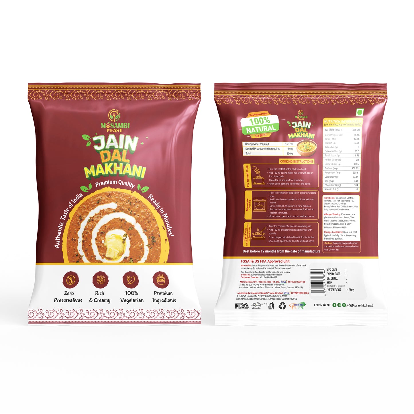 Jain Dal Makhani