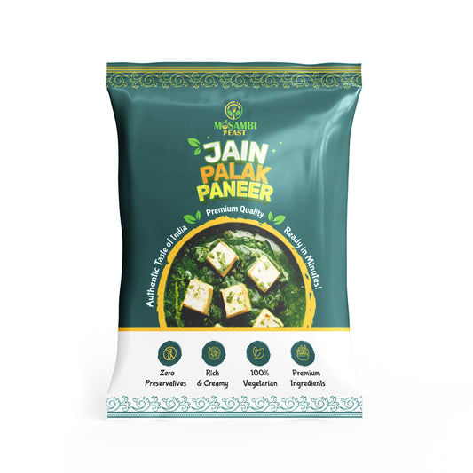 Jain Palak Paneer
