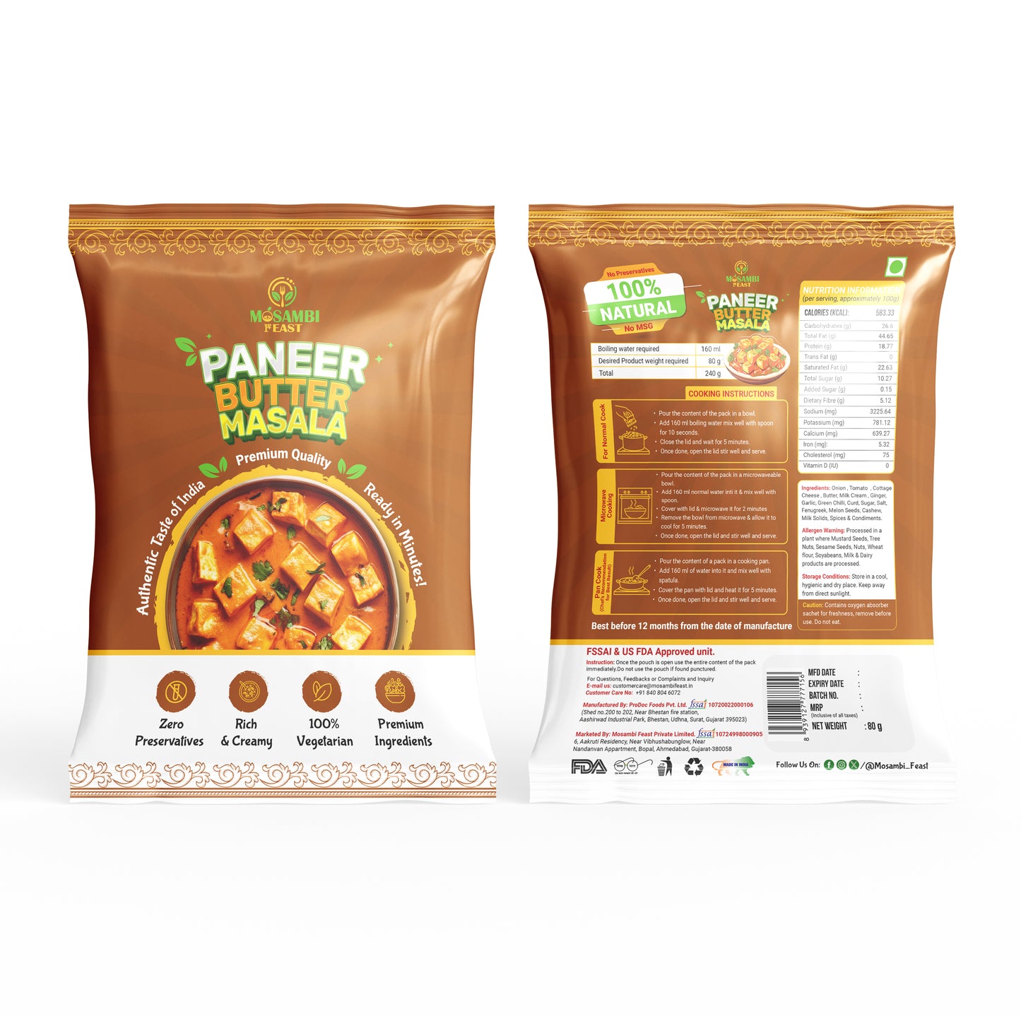 Paneer Butter Masala